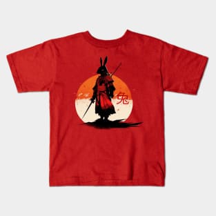 Samurai Rabbit Kids T-Shirt